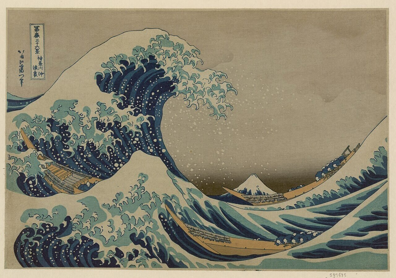Under the Wave off Kanagawa by Katsushika Hokusai