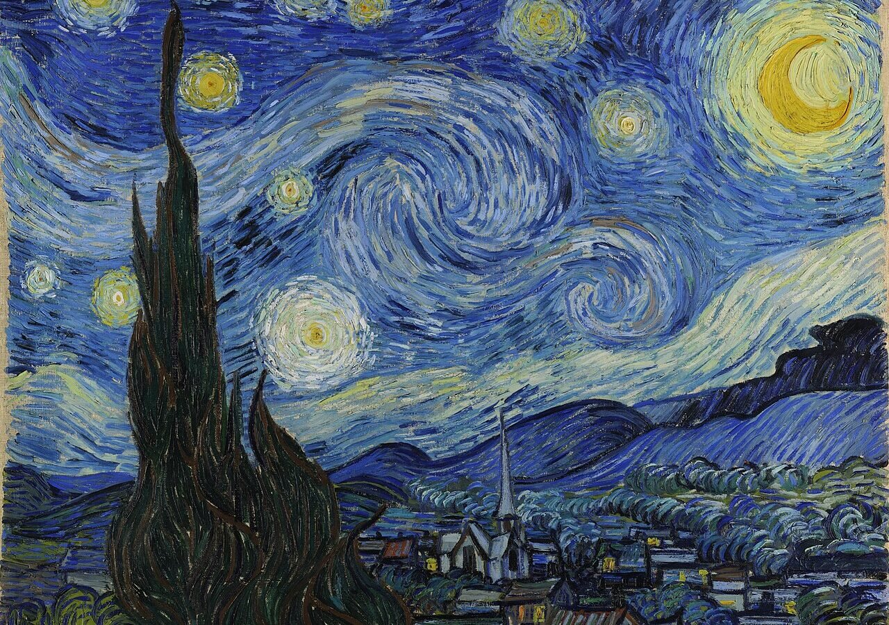 The Starry Night by Vincent van Gogh