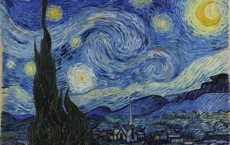 The Starry Night by Vincent van Gogh